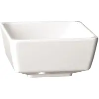 Aps Float melamine vierkante kom wit 20,5cm