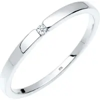 Elli DIAMONDS Ring 'Classic' zilver