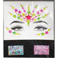 Leg avenue Vibe Neon Face jewels sticker