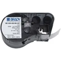 Brady MC-500-595-BK-WT tape vinyl | wit op zwart | 12,7mm x 7,62m