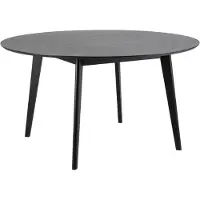 Actona Roxby Eettafel Matt Black - Ø140 x 76 cm