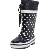 Playshoes Regenlaarzen nachtblauw / wit