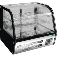 Saro Koelvitrine Saro, 2 roosters, RVS, 146L, 87(b)x67(h)x58(d), 230V/200W