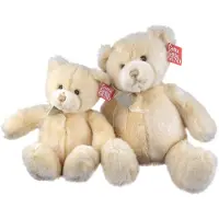 Espa Pluchen beren - set van 2 stuks - 40 en 50 cm - kleur beige - Gund - Superzacht en hoge kwaliteit - knuffelbeer