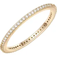 Glanzstücke Ring goud / transparant