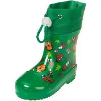 Playshoes Regenlaarzen 'Waldtiere' groen