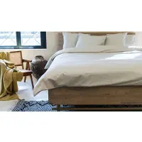 Kayori Dekbedovertrek Shizu Zilvergrijs Percal-140 x 200 / 220 cm | 1-Persoons