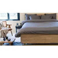 Kayori Dekbedovertrek Shizu Antracite Percal-200 x 200 / 220 cm | 2-Persoons