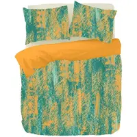 Kayori Dekbedovertrek Juro Turqoise Tencel-200 x 200 / 220 cm | 2-Persoons