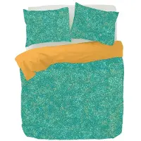 Kayori Dekbedovertrek Shinjo Turqoise Tencel-260 x 200 / 220 cm | Extra Breed