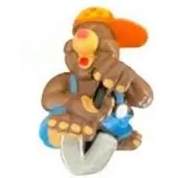 Schleich Henk de Mol – met schep en bouwvakkershelm – Alfred Jodocus Kwak – – ca. 6 cm