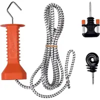 Gallagher Doorgangsset elastisch cord wit 3/6m - 016412 016412