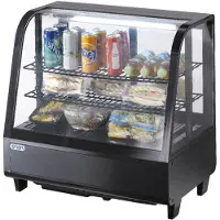 Saro Opzetkoelvitrine 100 Liter - Zwart (Lager dan 90 cm)