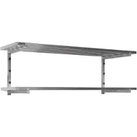 Saro wandschap met 2 open roosters, 160(B)x40(D)x42(H)cm