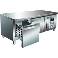Saro Onderbouw koelwerbank met lades Model UGN 2100 TN-2S, 136(B)x70(D)x65(H)cm, 230V/350W