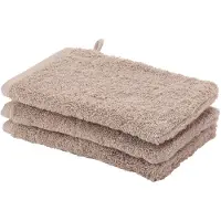 Aquanova Washandje London Nougat (set van 6)