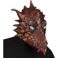 Finidi Latex masker draak voor volwassenen