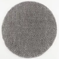 Muratap Porto rond soft fluffy vloerkleed hoogpolig effen 120 cm rond
