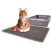 Flamingo Kattenbakmat - Grijs - Kat krabpaal - Flamingo - Grijs - Kunststof - 560548 - Kattenbak Kopen - Flamingo - Kunststof - 560548