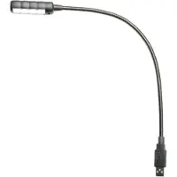 Adam hall SLED 1 Ultra USB Zwanehalslamp Zwanehalslamp