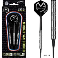 Xqmax Michael van Gerwen - softtip dartpijlen - 20 gram - 90% tungsten - dartpijlen - darts - soft tip