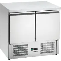 Bartscher Mini-koelwerkbank 900T2 - 260L - 2 Deuren - 0°C/+10°C - Geforceerd - 900x700x880mm