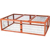 Trixie natura knaagdierren met dak - 174x48x109 cm