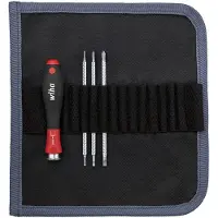Wiha 269 T4 SET 4tlg Wisselklingset 4-delig Plat, Kruiskop Phillips Werkplaats