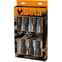 Beta 1243/D7 Schroevendraaierset | Sleuf + Phillips | Slag | 7-Delig - 012430017