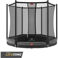 Berg Trampoline Favorit InGround 270 Grey + Safety Net Comfort