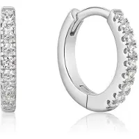 Ania Haie Sparkle Mini oorringen van zilver met zirkonia
