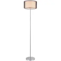 LumenXL Vloerlamp Catalina nikkel gesatineerd