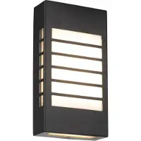 LumenXL Buitenwandlamp IP44 Pearlie - zwart