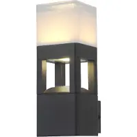LumenXL Industriële buitenwandlamp Terry - zwart