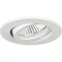 Brumberg BRUM NV, inbouwspots, matwit, artikelnummer 0063.07, fitting GU5,3, 50W, kantelbaar, zonder borgring, diameter 68mm