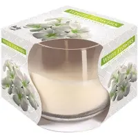 COSY&TRENDY Cosy & Trendy Ct Geurkaars Glas White Flowers-wit