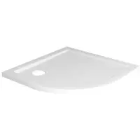 Mueller Luxe douchebak kwartrond acryl 90x90x4cm wit