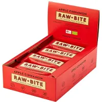 Rawbite RAW Bite Biologische Appel Kaneel Repen 12x50 g Reep