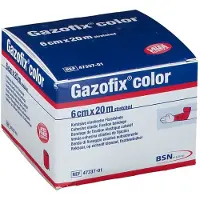 Gazofix color 6 cm x 20 m roze 1 St Verband