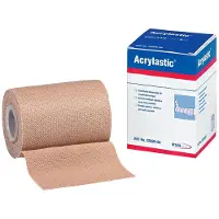 Acrylastic langselastisch verband 2,5 m x 6 cm 1 St Verband
