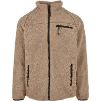 Brandit Fleece jas camel / zwart