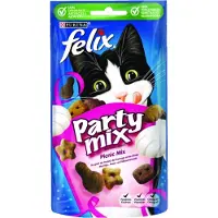Felix Party Mix Snacks Picnic Snacks met kip-, kaas- & kalkoensmaak 8 x 60 g