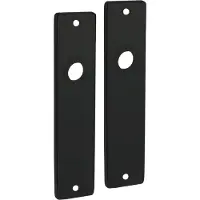 Starx Deurschild †“ Kortschild Blind †“ Deurbeslag Binnendeur - Aluminium - Zwart