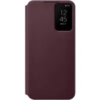 Samsung Galaxy S22 Plus Clear View Book Case Rood