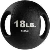 Body Solid Medicine Ball - Dual Grip - 8200 gram - Zwart
