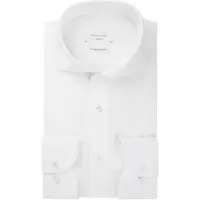 Profuomo Overhemd 'Japanese Knitted' wit