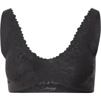 Sloggi Zero Feel Lace 2.0 - Bralette Dames - Licht voorgevormde cups - Zwart