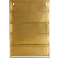 Nordal A/S ADA wandkast, M, 4 planken, goud