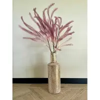 Dijk Natural Collections Droogbloemen Artificial Pluim - rood bruin - 108 cm hoog