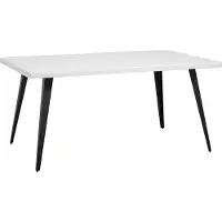 Nordal Blanca eettafel small - glanzend wit